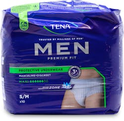 Tena for Men Premium Fit Level 4 Medium Pack of 10