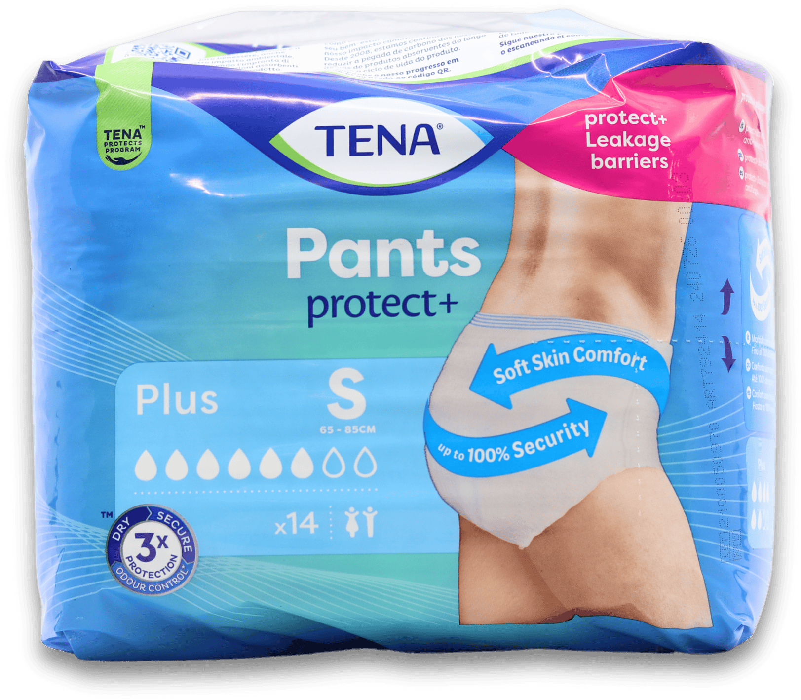Tena Pants Protect+ Plus Small 14 Pack