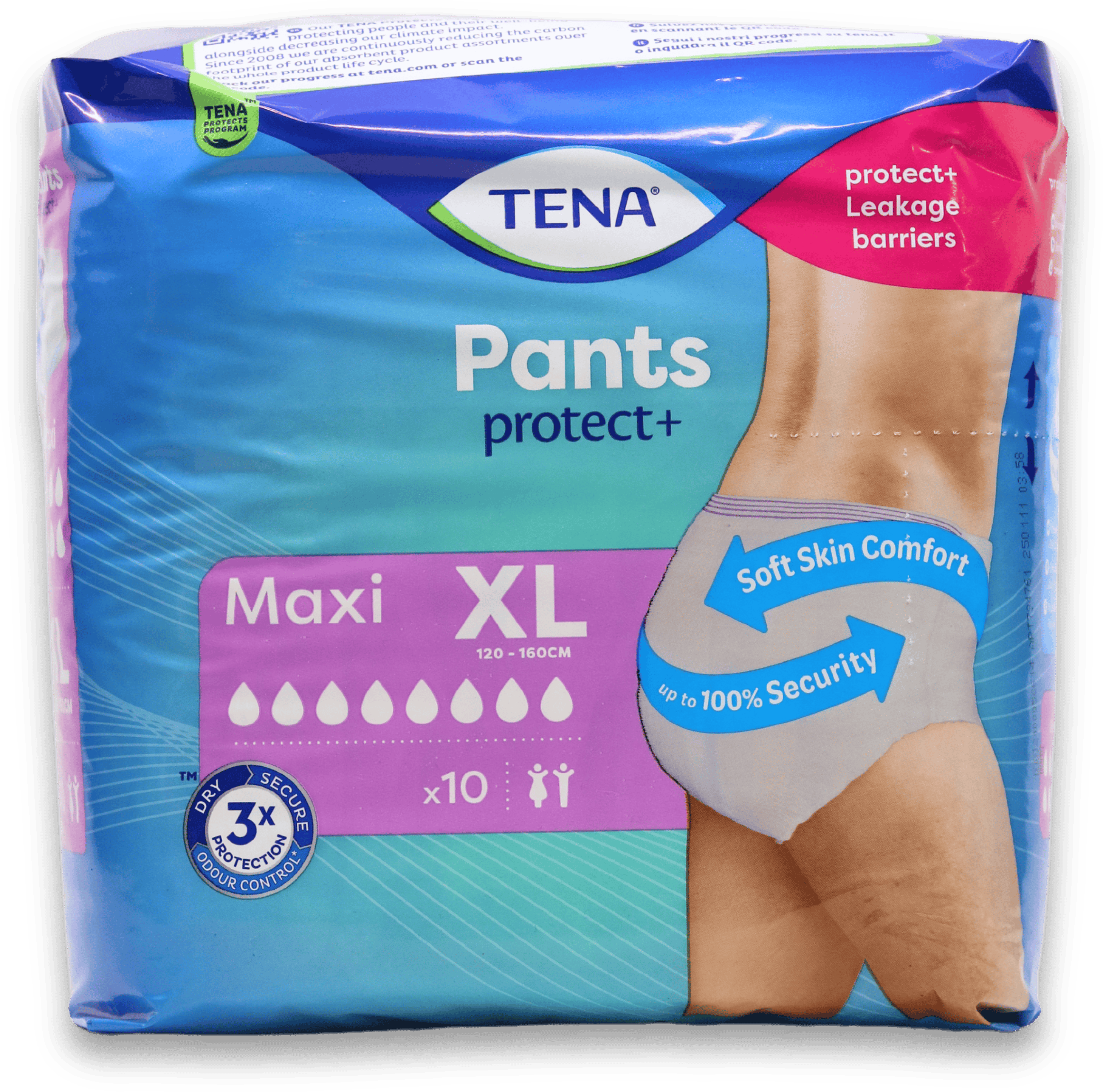 Tena Pants Protect+ Maxi Extra Large 10 Pack