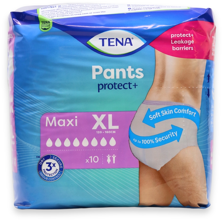 Tena Pants Protect+ Maxi Extra Large 10 Pack