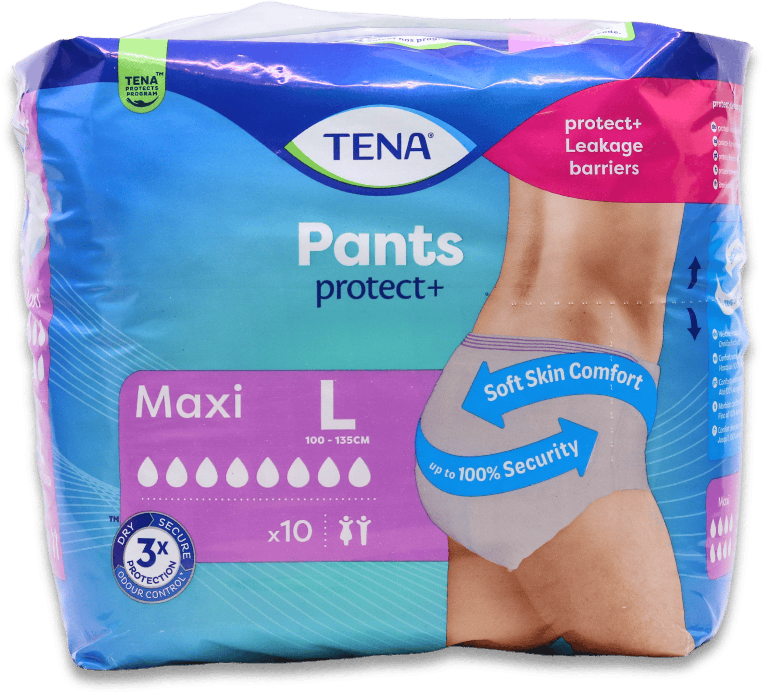 Tena Pants Protect+ Maxi Large 10 Pack