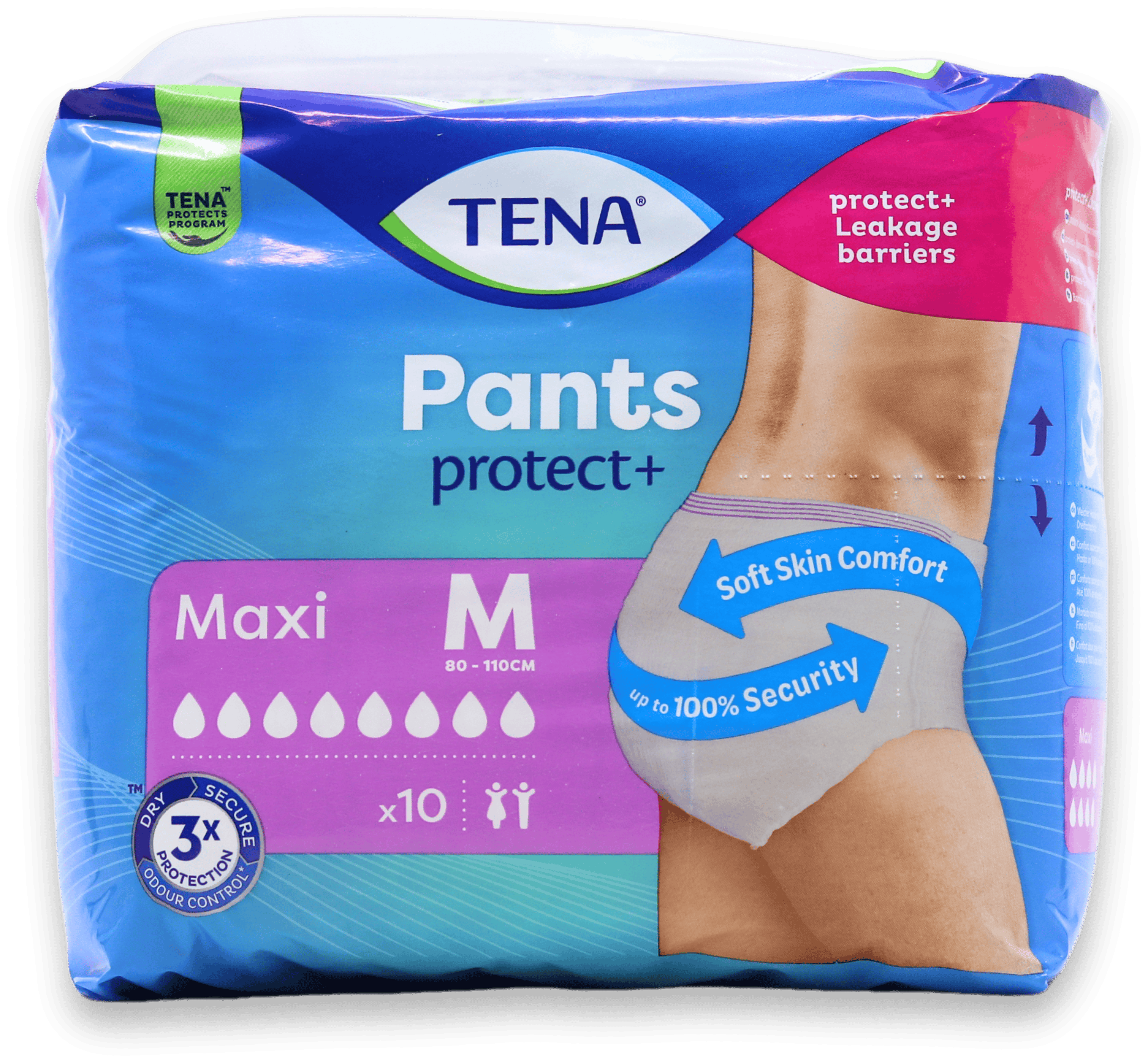 Tena Pants Protect+ Maxi Medium 10 Pack