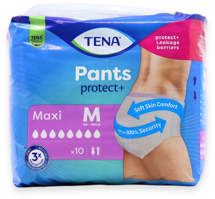 Tena Pants Protect+ Maxi Medium 10 Pack