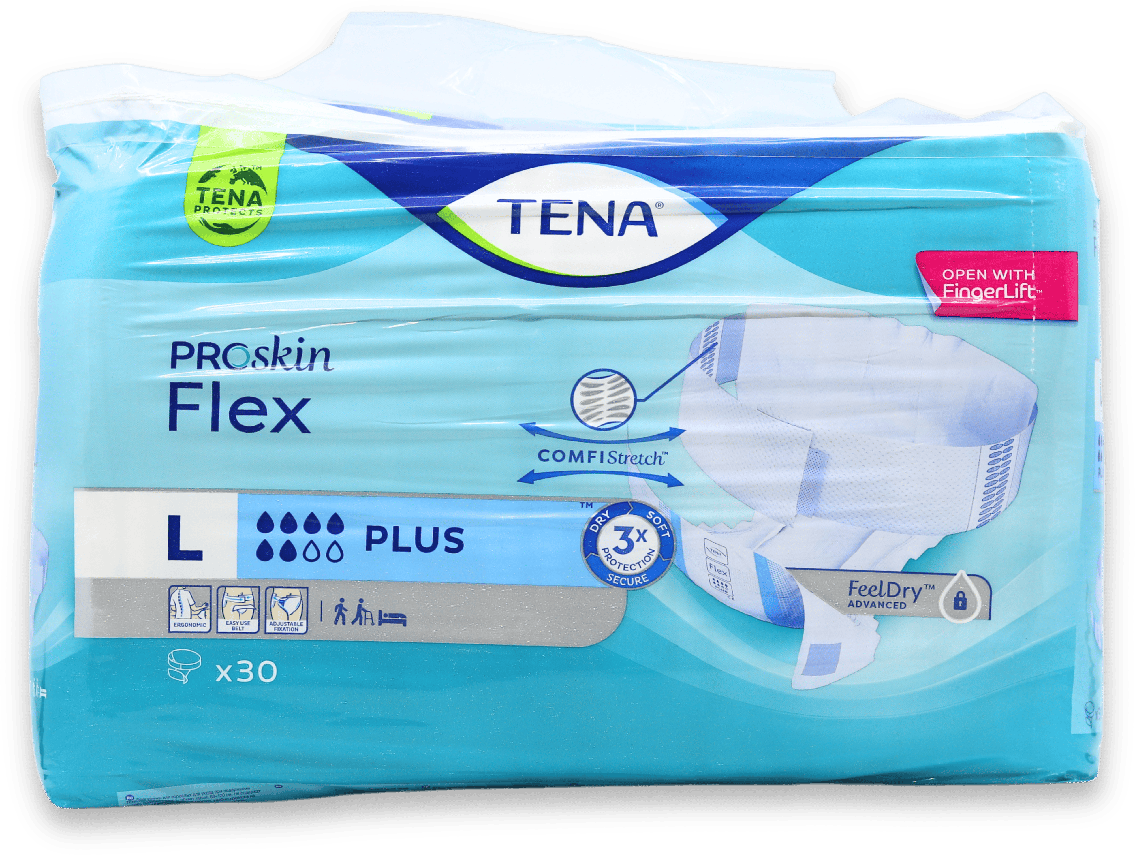 Tena PROskin Flex Large Plus Pants 30 Pack