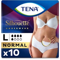 Tena Silhouette Blanc Normal Lady Pants Large 10 Pack