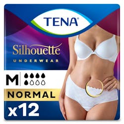 Tena Lady Silhouette Incontinence Pants Normal Medium 12 per pack