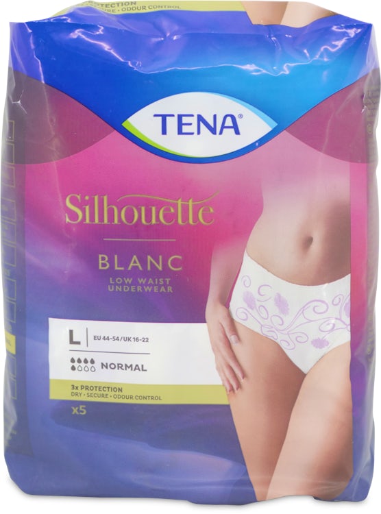 TENA Silhouette Incontinence Pants Normal Size Medium 12 Pack