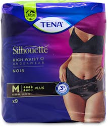 1x TENA Lady Silhouette Pants - Normal - Low Waist - Noir - Medium - Pack  of 10 7322541056494