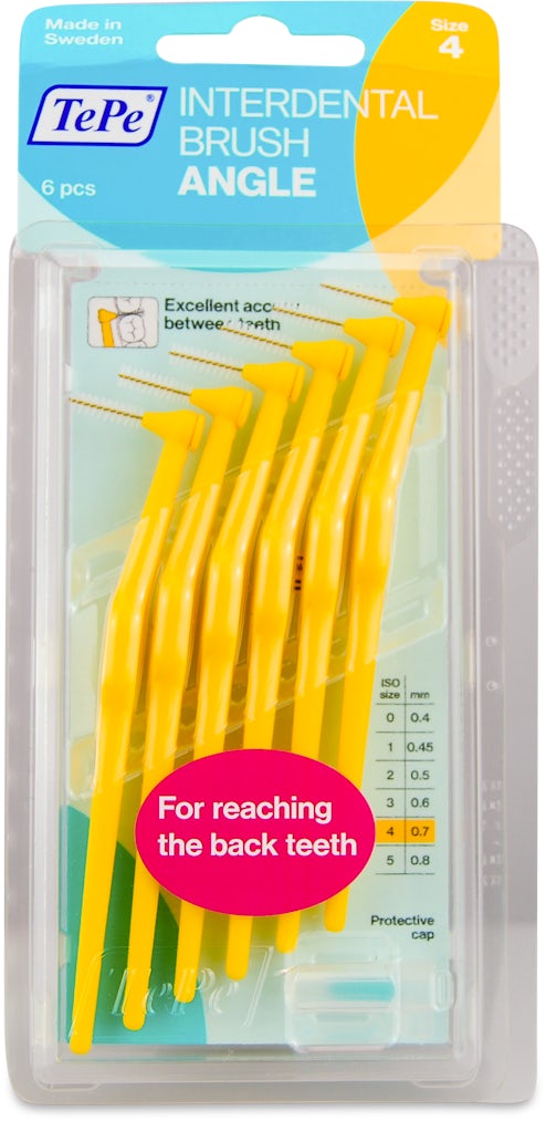 TePe Interdental Brush Angle 0.7mm 6 Pack