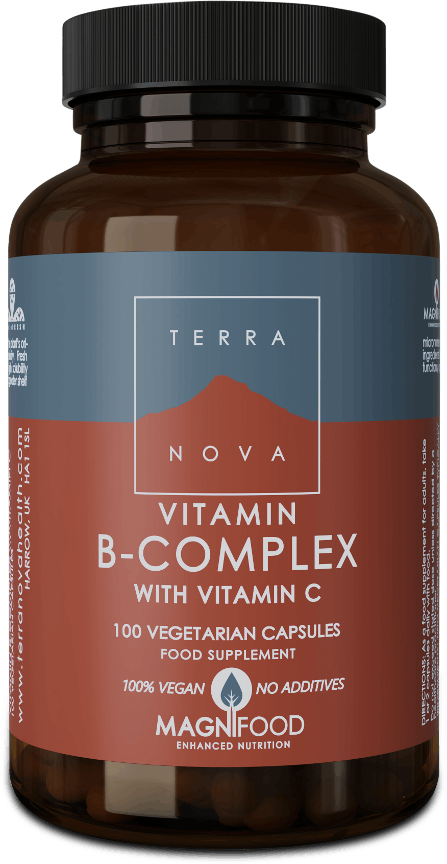 Terranova B-Complex W/vitamin C 100 Pack | Medino