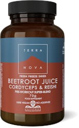 Terranova Beetroot Juice, Cordyceps & Reishi Powder 70g