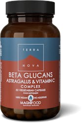 Terranova Beta Glucans Astragalus & Vitamin C 50 Vegetarian Capsules