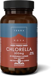 Terranova Chlorella 500mg (Fresh Freeze Dried- Organic) 50 Pack