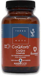 Terranova CoQXorb CoQ10 Complex 100 Veg Capsules