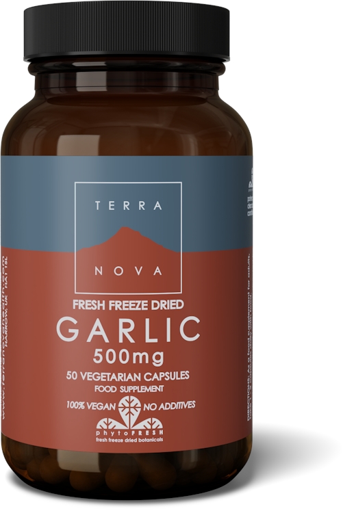 Terranova Terranova Garlic 500mg 50 kapsulių