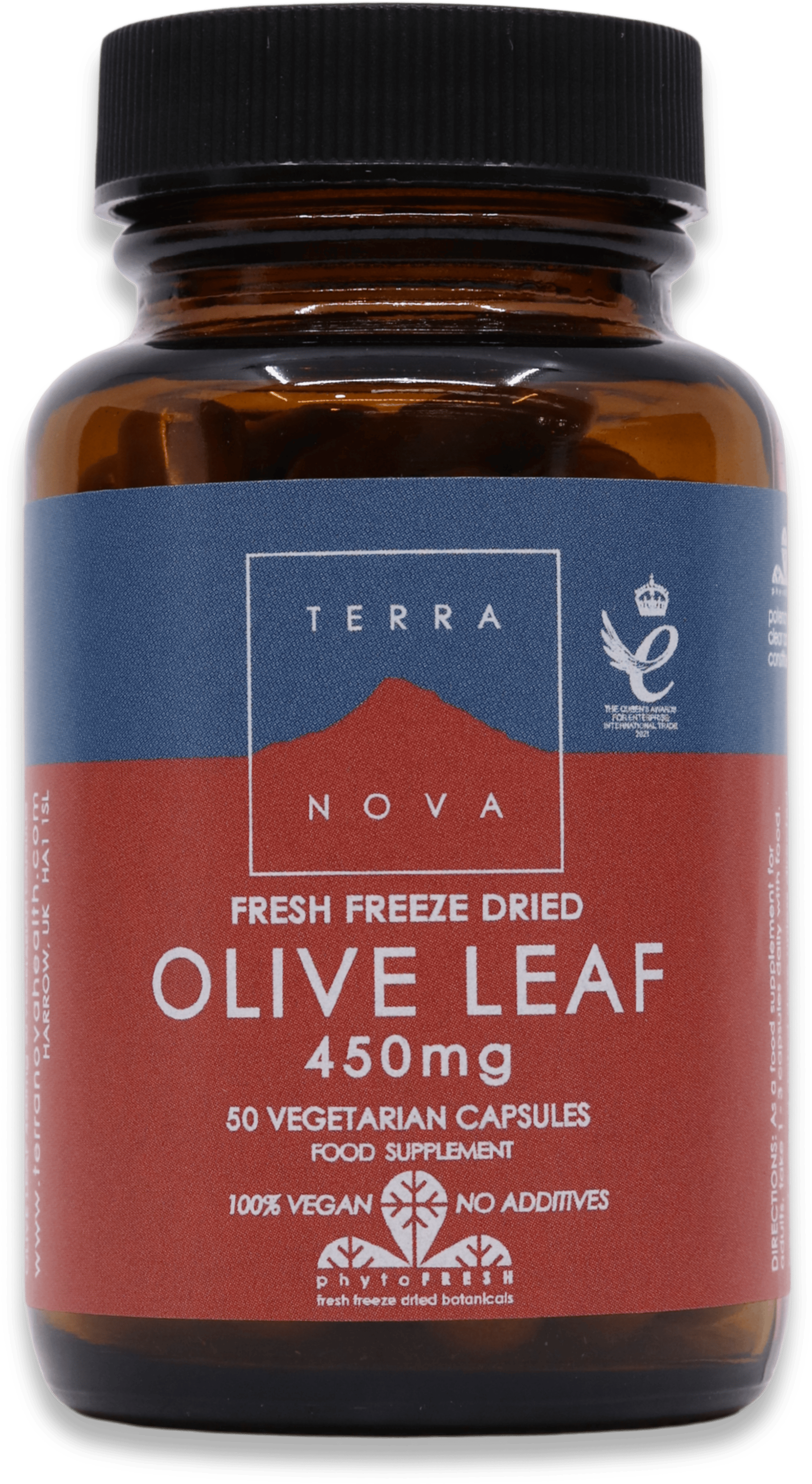 Terranova Olive Leaf 450mg 50 Pack