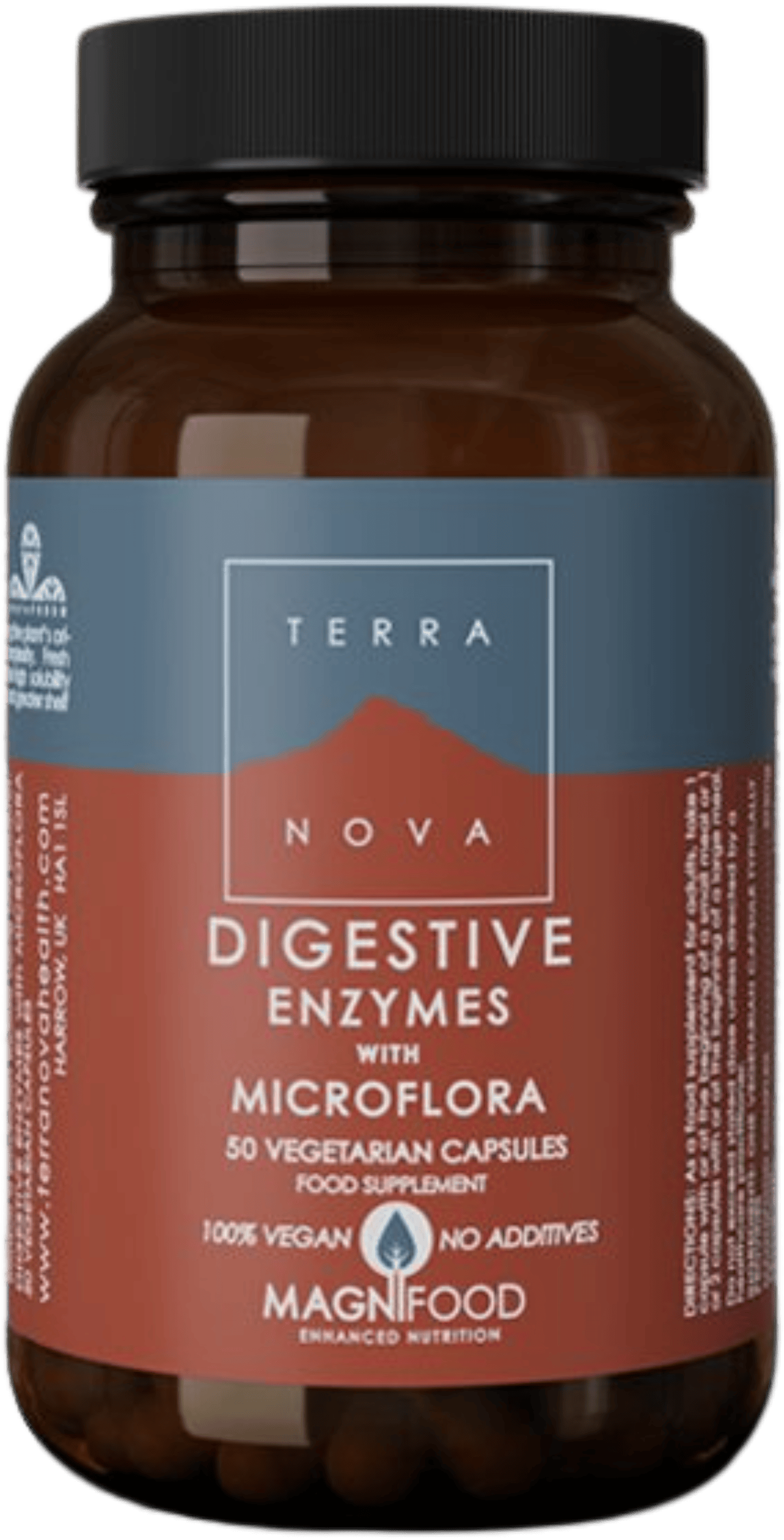 Terranova Probiotic-Digestive Enzyme Complex with Microflora 50 Pack