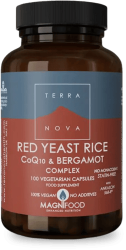 Terranova Red Yeast Rice, CoQ10 & Bergamot Complex 100 Capsules