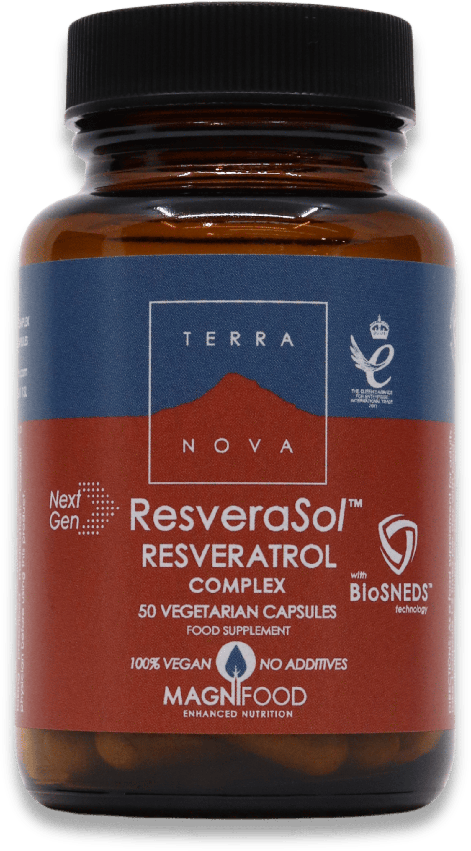 Terranova ResveraSol Resveratrol Complex 50 Veg Capsules