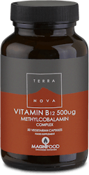 Terranova Vitamin B12 500µg 50 Capsules