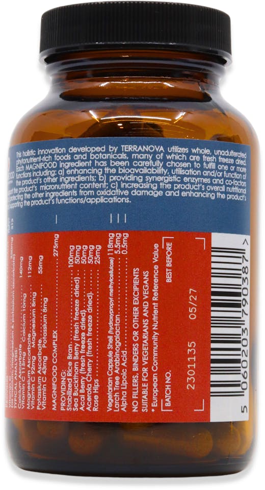 Terranova Vitamin C 250mg Multi-Ascorbate Complex (Non Acidic) 100 Capsules - 3