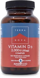 Terranova Vitamin D3 2000IU Complex 100 Capsules