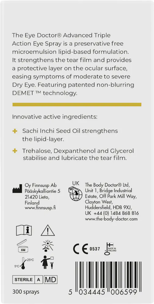 The Eye Doctor Advanced Triple Action Eye Spray 17ml - 3