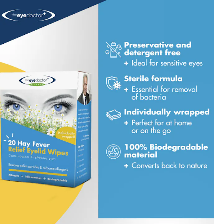 The Eye Doctor Allergy Wipes - 3