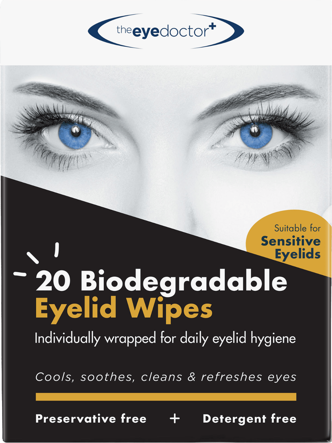 The Eye Doctor Biodegradable Lid Wipes 20 Pack