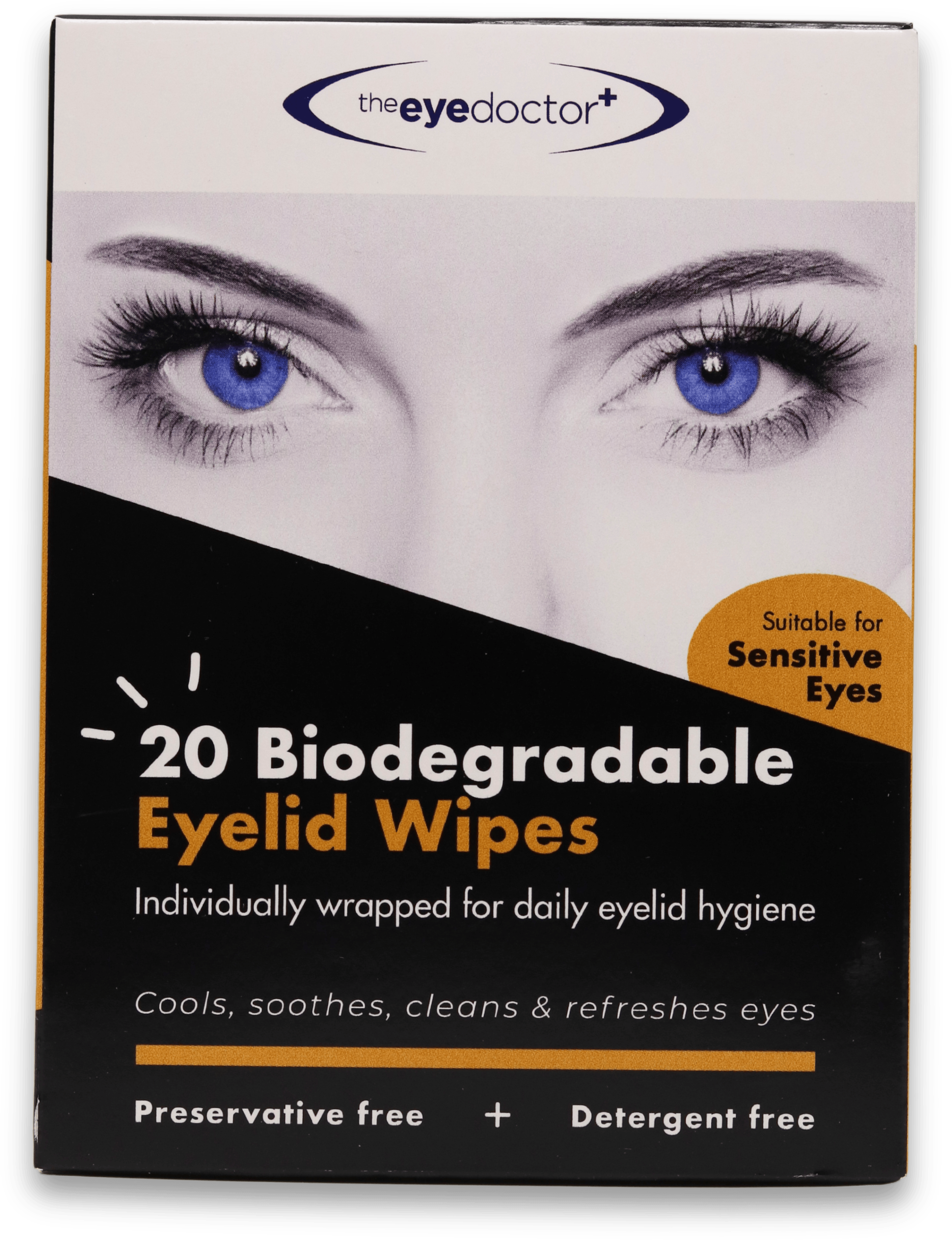 The Eye Doctor Biodegradable Lid Wipes 20 Pack