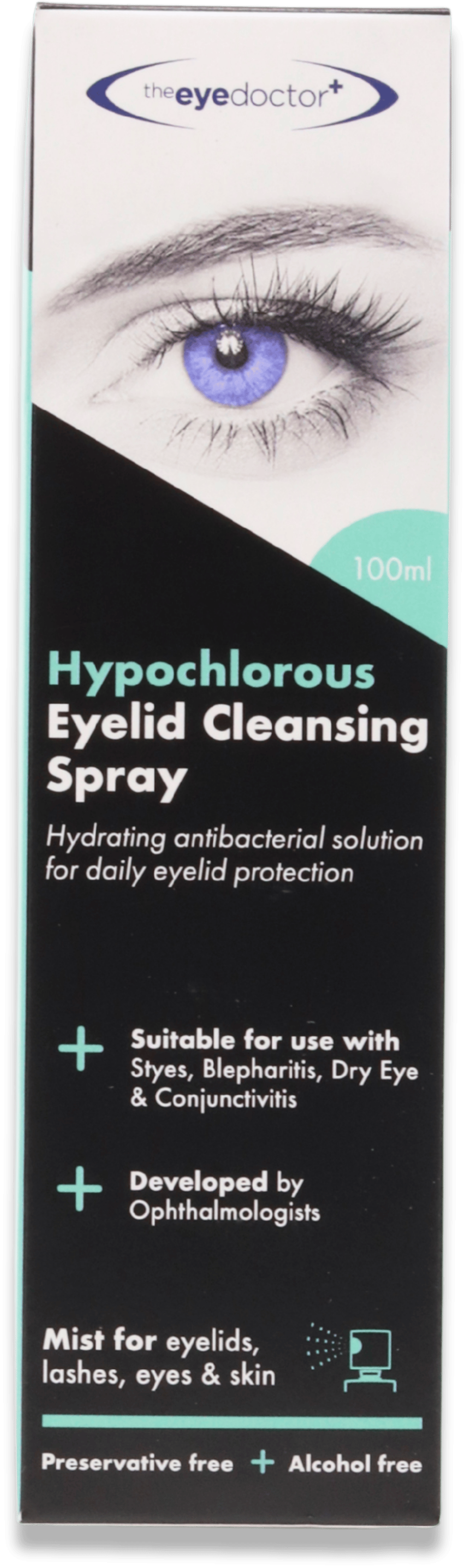 The Eye Doctor Hypochlorous Eyelid Cleansing Spray 100ml