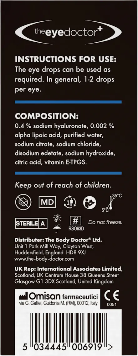 The Eye Doctor Overnight Relief Eye Drops 10ml - 3