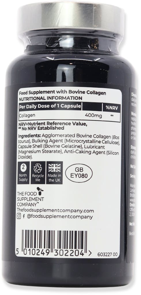 The Food Supplement Company Collagen 400mg 60 Capsules - 2