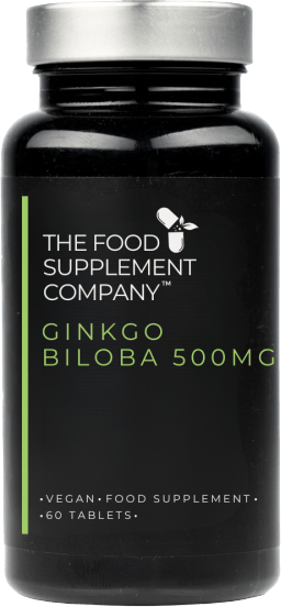 The Food Supplement Company Ginkgo Biloba 500mg 60 Tablets