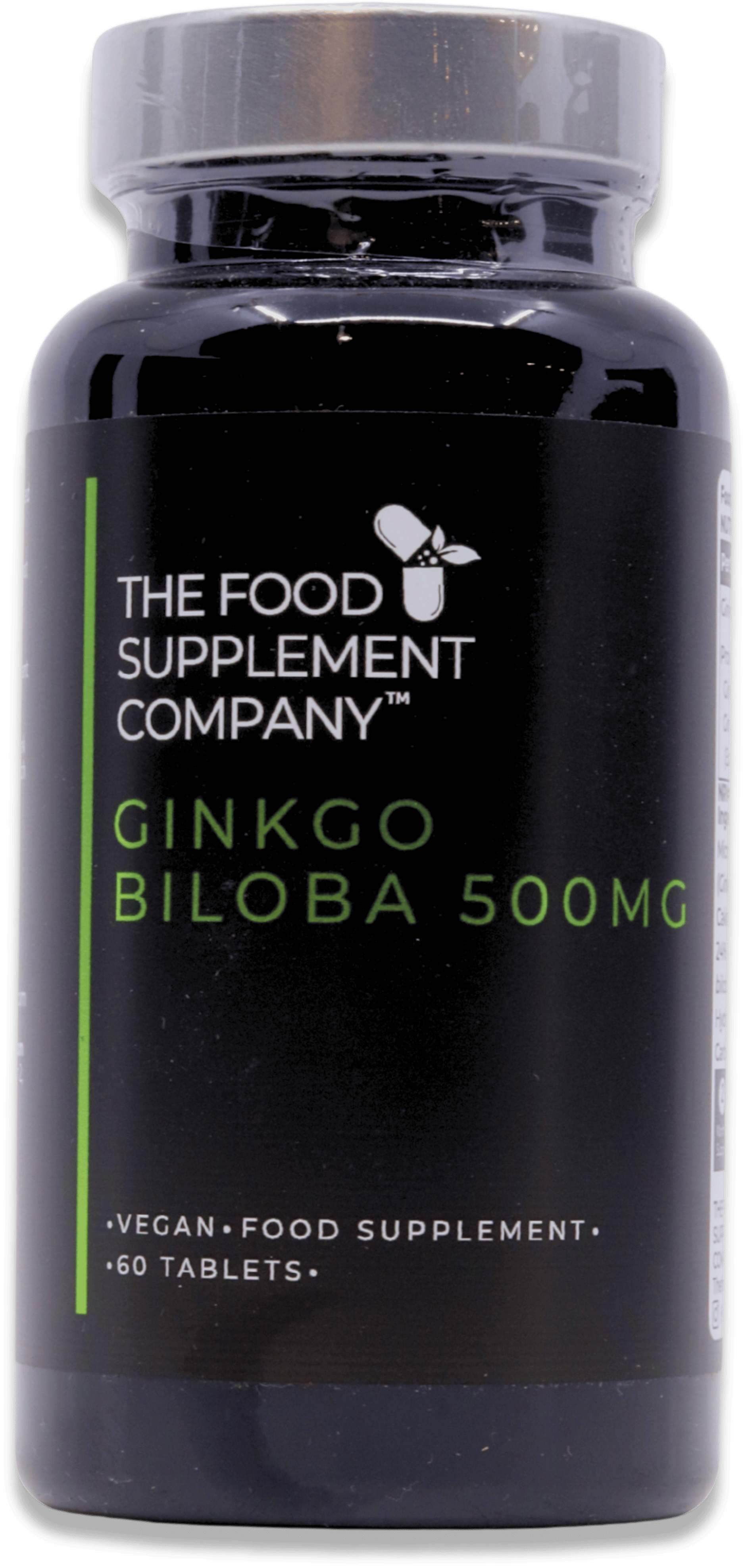 The Food Supplement Company Ginkgo Biloba 500mg 60 Tablets