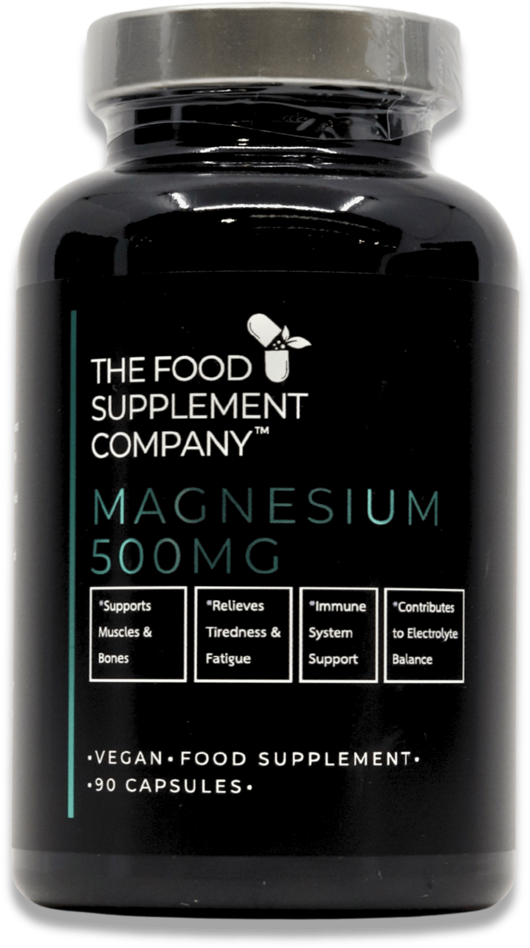 The Food Supplement Company Magnesium 500mg 90 Capsules