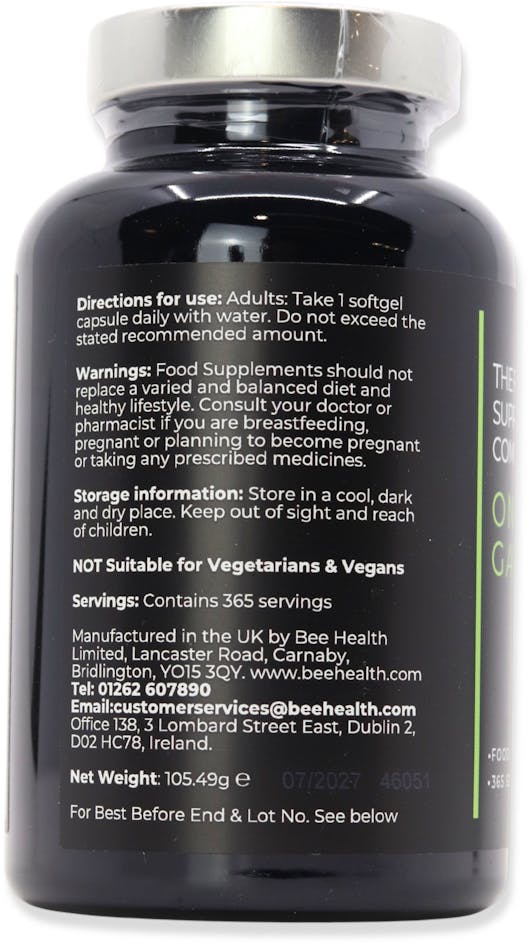 The Food Supplement Company One-A-Day Garlic Gems 365 Softgels - 3