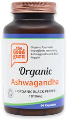 The Good Guru Organic Ashwagandha + Black Pepper 90 Capsules