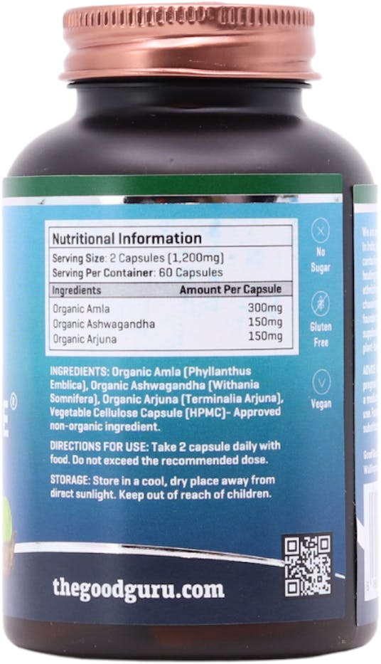 The Good Guru Organic CholestKare 60 Capsules - 2