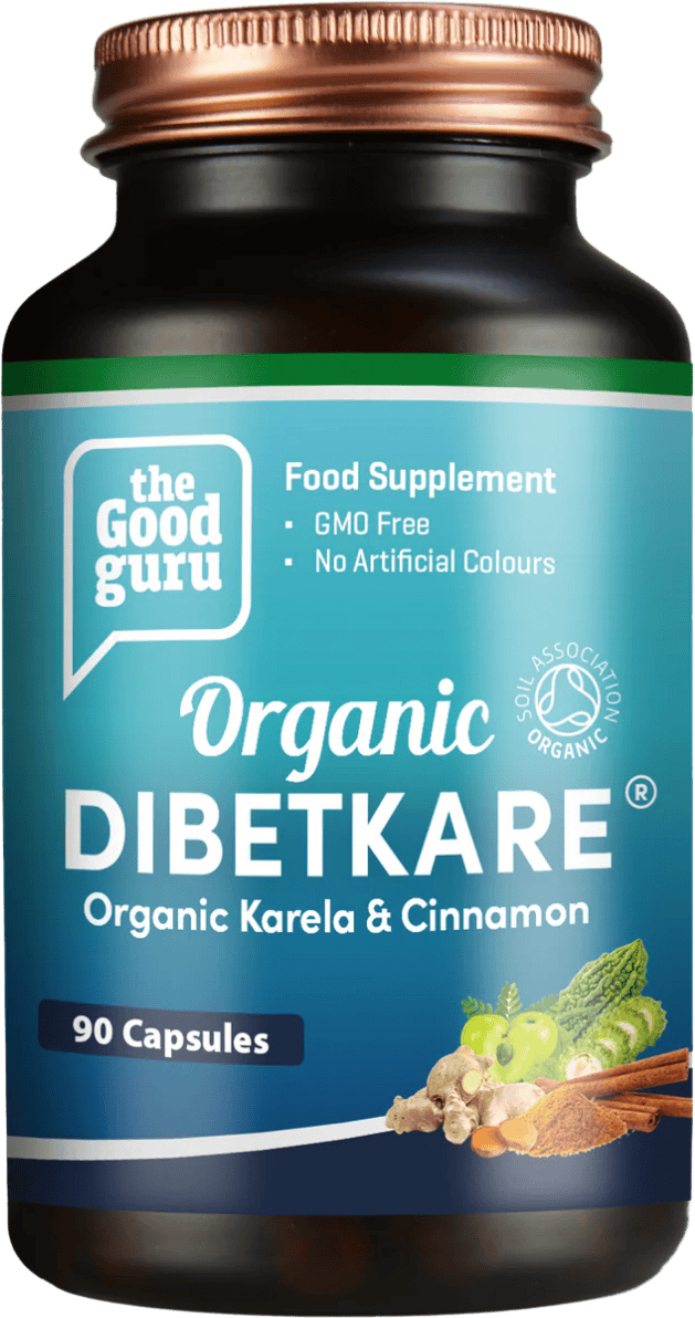 The Good Guru Organic DiabetKare 90 Capsules