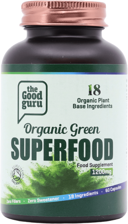 The Good Guru Organic Green Superfood 60 Capsules