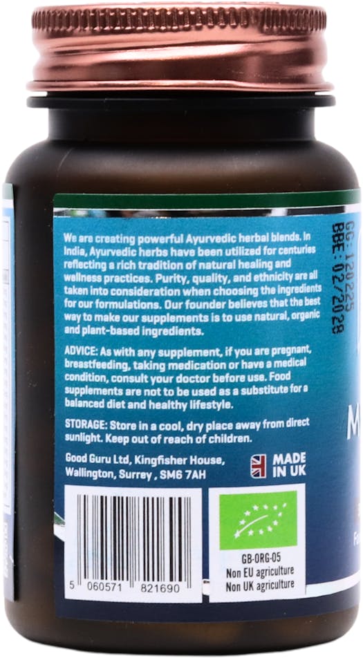 The Good Guru Organic MultiVitamin for Men 30 Capsules - 3
