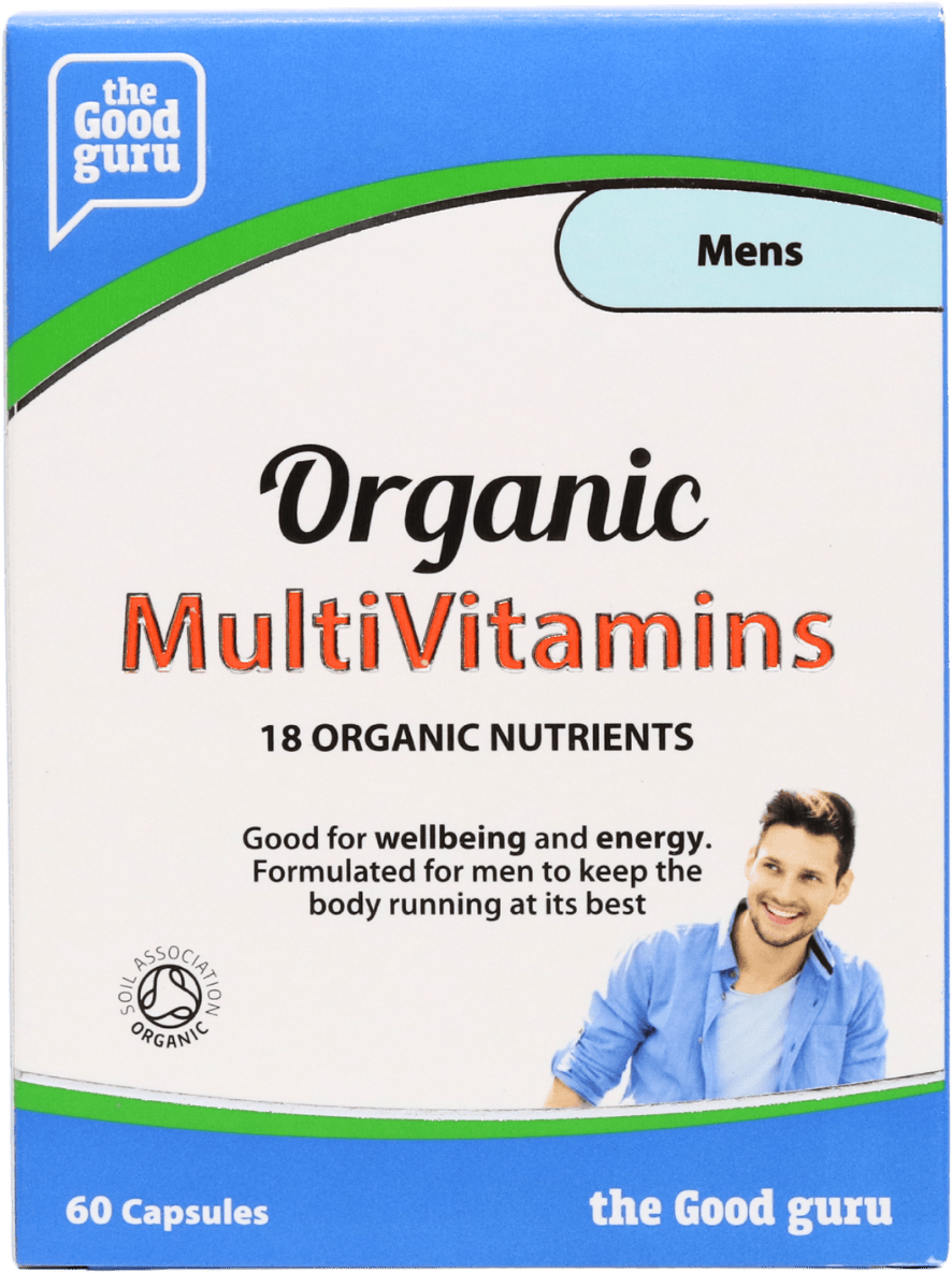 The Good Guru Organic MultiVitamin for Men 60 Capsules