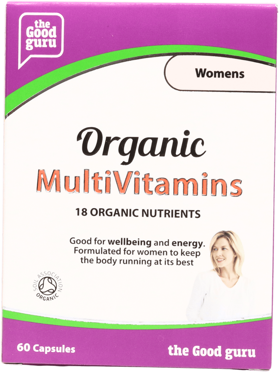 The Good Guru Organic MultiVitamin for Women 60 Capsules