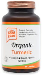 The Good Guru Organic Turmeric, Ginger + Black Pepper 90 Capsules