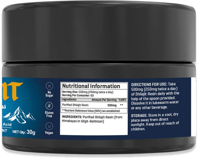 The Good Guru Shilajit Resin 30g - 2