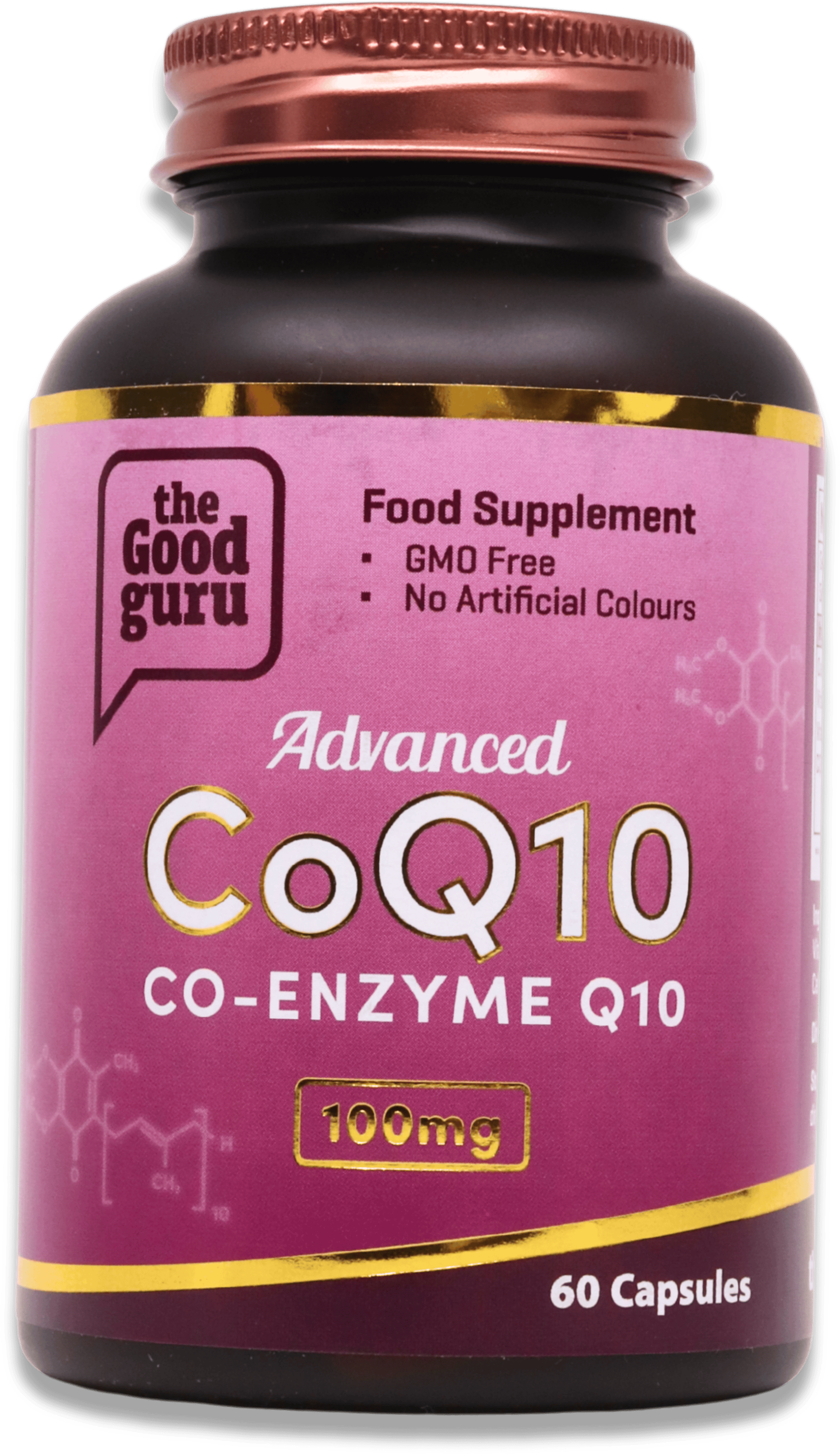 The Good Guru Advanced CoQ10 100mg 60 Capsules