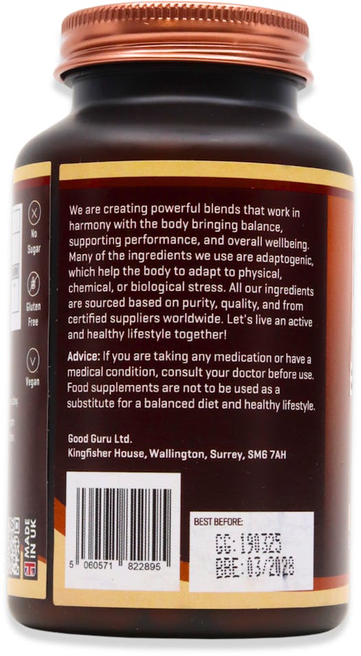 The Good Guru Fermented Black Garlic Extract 90 Capsules - 3