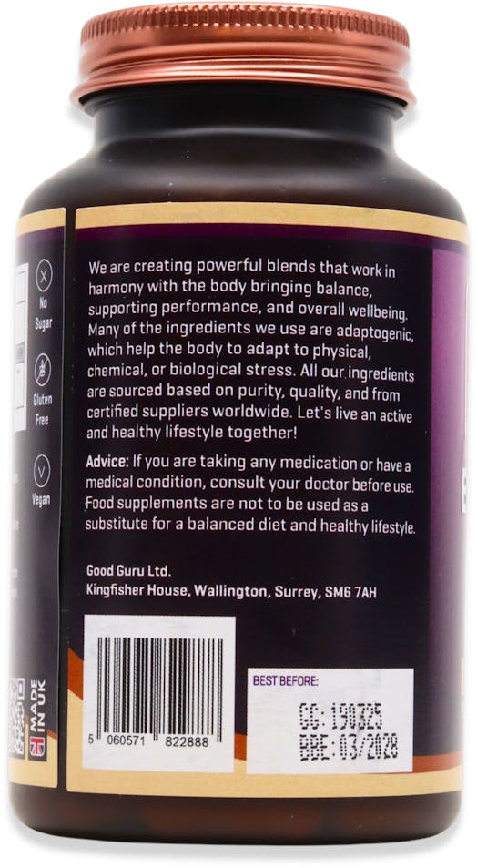 The Good Guru Advanced Black Ginger Extract 90 Capsules - 3