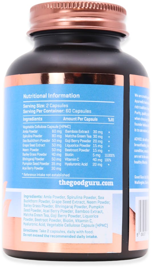 The Good Guru Vegan Collagen 60 Capsules - 2